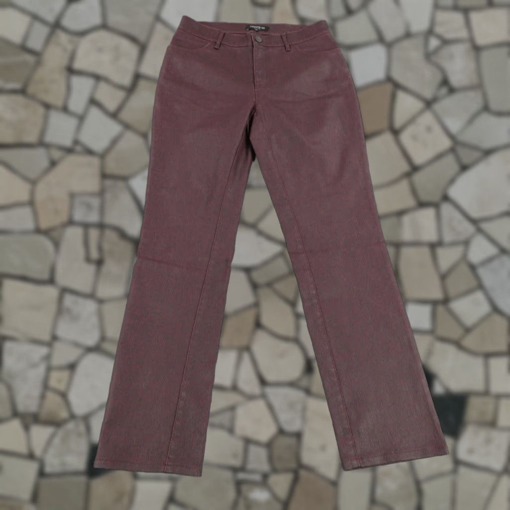 Vintage Lafayette 148 Pants Womens 0 Red Black Herringbone Print Slim Fit Straight Flex Pants Red Black Herringbone 0 Womens Lafayette 148 New York Size 25" / US 0 / IT 36 - 1 Thumbnail