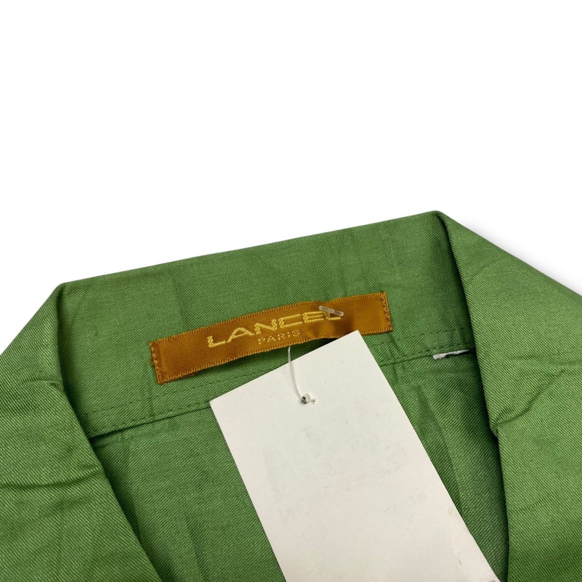 Lancel Lancel Paris logo pocket button shirt green hermes prada Size US L / EU 52-54 / 3 - 6 Thumbnail