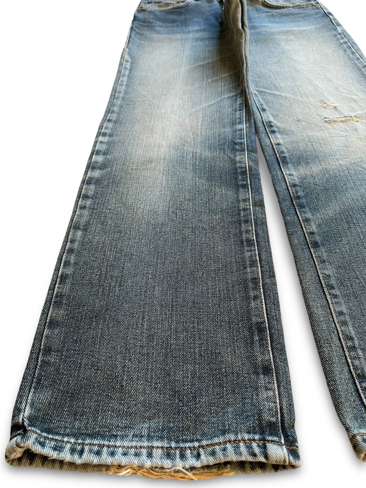 Edwin Vintage Japanese Edwin Faded Wash Distressed Loose Jeans Size US 32 / EU 48 - 6 Thumbnail