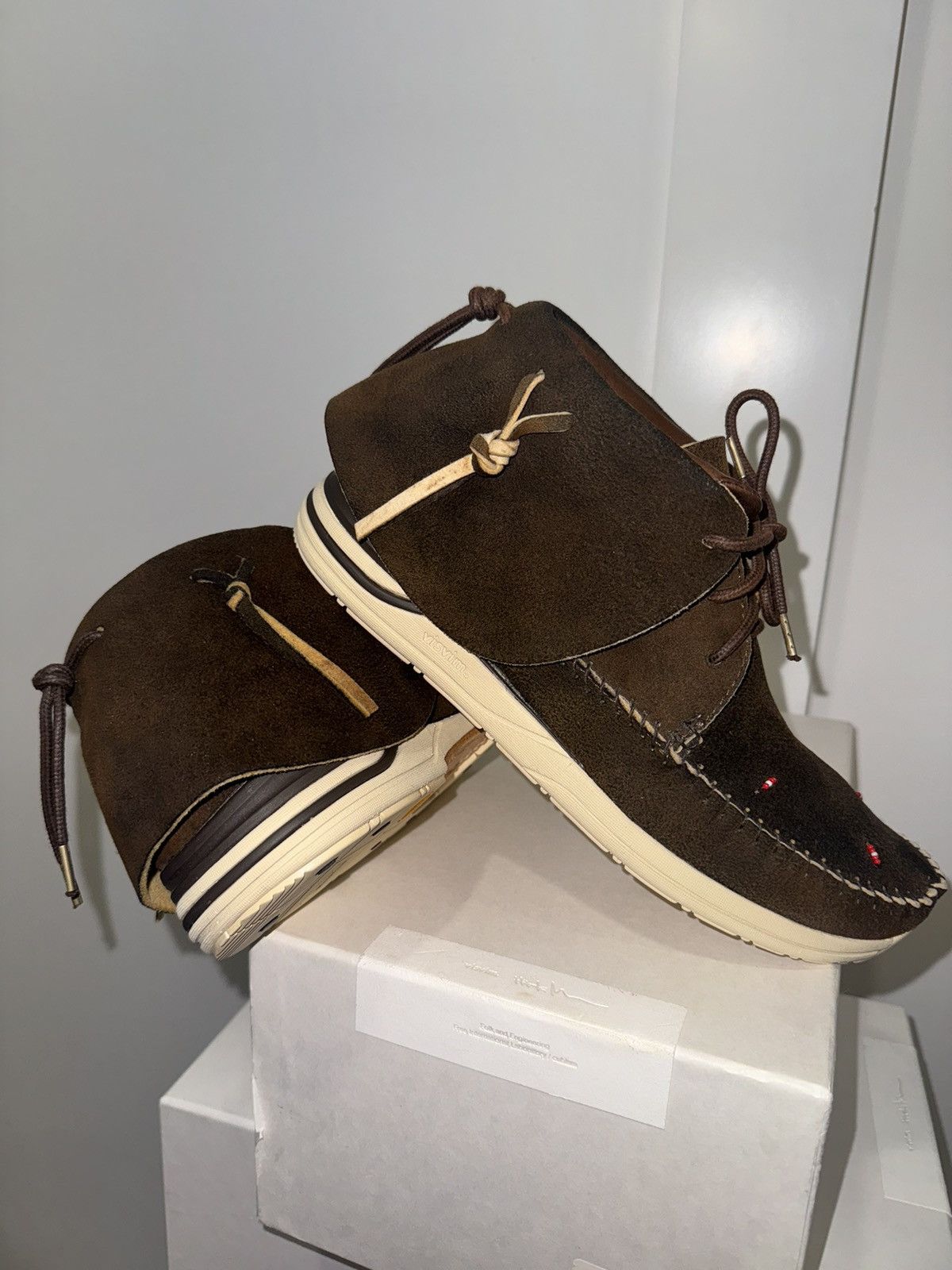 Japanese Brand × Visvim New VISVIM FBT LHAMO FOLK BROWN sz 9 Size US 9 / EU 42 - 11 Thumbnail