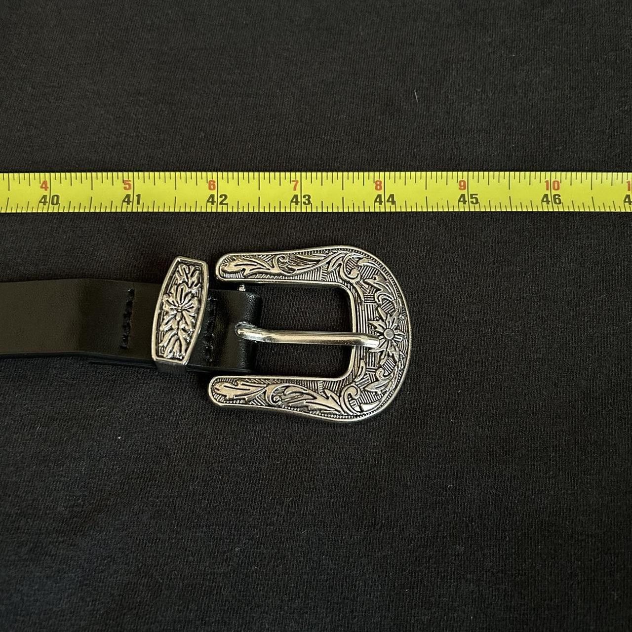 Japanese Brand × Vintage Y2K 2000s Style Black Western Boho Trendy Belt Size ONE SIZE - 4 Thumbnail