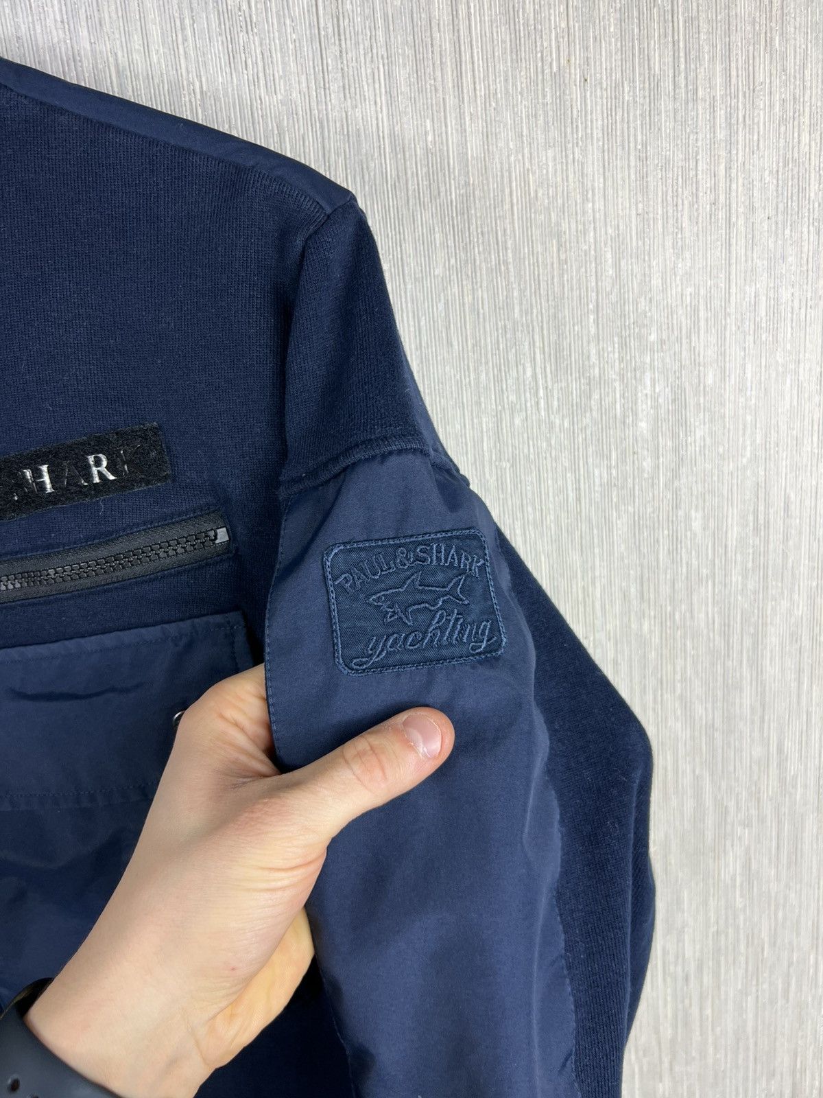Paul & Shark Paul & Shark winter fleece typhoon 20000 navy sweatshirt Size US L / EU 52-54 / 3 - 9 Thumbnail