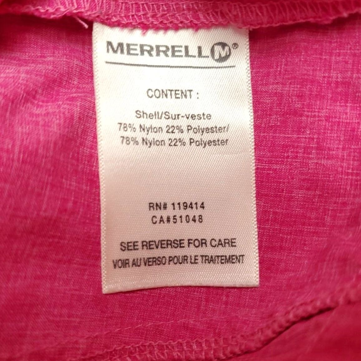 Merrell Merrell Hoodie Pullover Womens Medium Pink UPF 30+ Opti-Wick Lightweight Outdoor Size M / US 6-8 / IT 42-44 - 4 Thumbnail