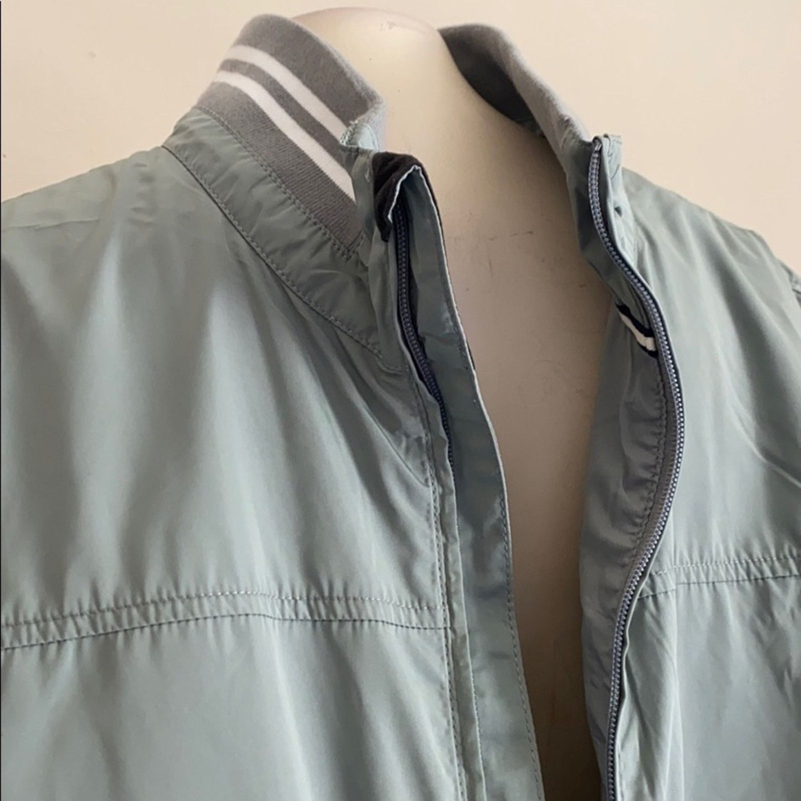 Nautica Gray men’s jacket Light bomber NWT $129 Large Size US L / EU 52-54 / 3 - 2 Thumbnail