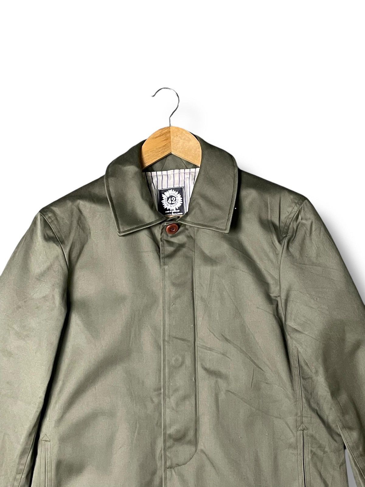 Japanese Brand × Vintage Work Booze Design Hidden Button Jacket (2) Size US XS / EU 42 / 0 - 4 Thumbnail