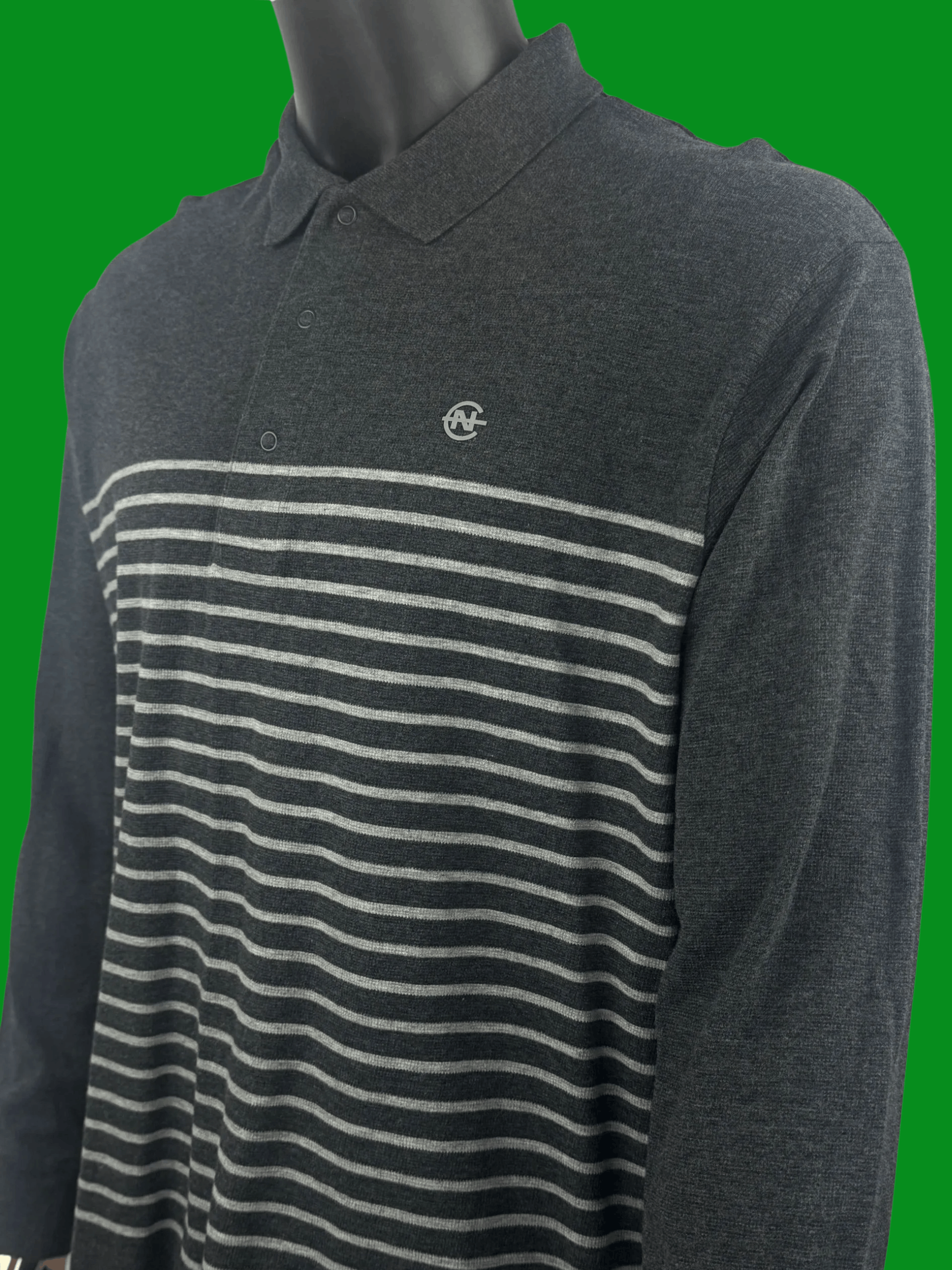 Nautica VTG Nautica Competition Gray & White Long Sleeve Rugby Size US M / EU 48-50 / 2 - 1 Thumbnail