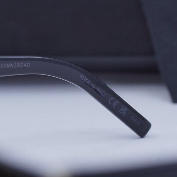 Saint Laurent Paris Saint Laurent SLM105/F 002 Sunglasses Black Square Frame Size ONE SIZE - 7 Thumbnail