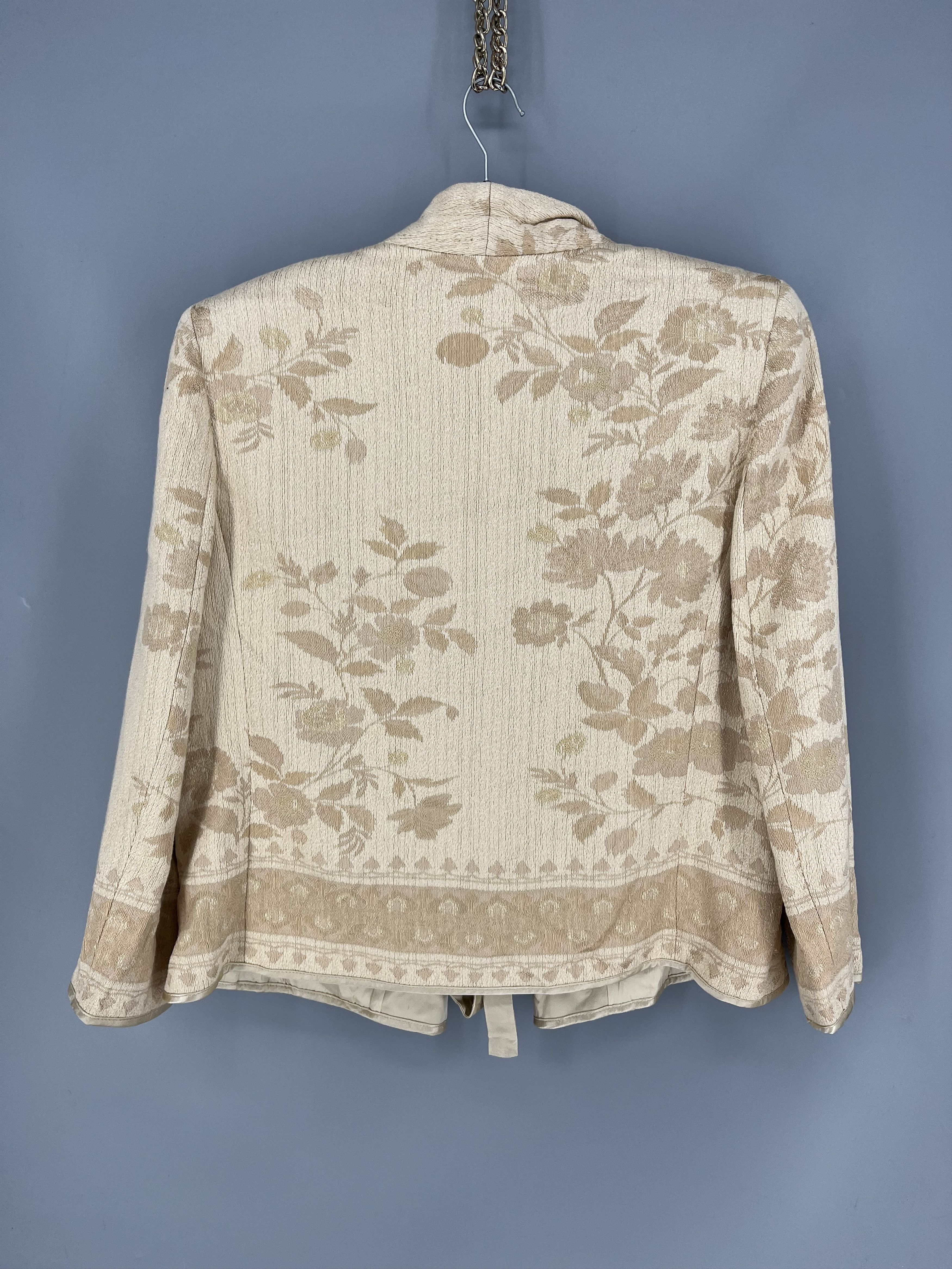 Alberta Ferretti ALBERTA FERRETTI Twill Blazer Jacket IT Size S / US 4 / IT 40 - 17 Thumbnail
