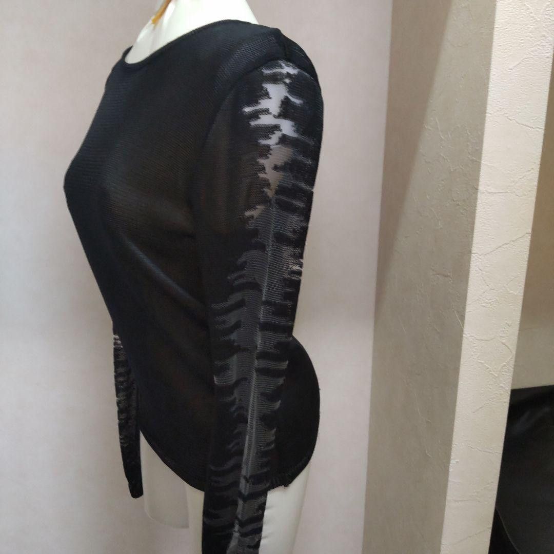 Vintage RARE🔥90’S ITALY RAYON KNIT TRANSPARENT VERSACE INSPIRED Size S / US 4 / IT 40 - 13 Thumbnail