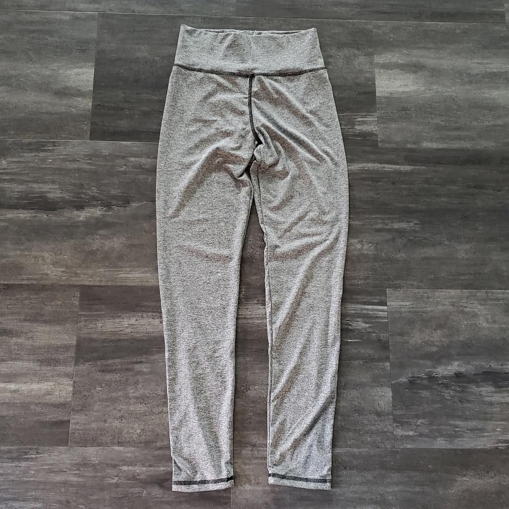Shein Grey Heathered SHEIN High Waisted Athletic Legging Size 28" / US 6 / IT 42 - 1 Thumbnail