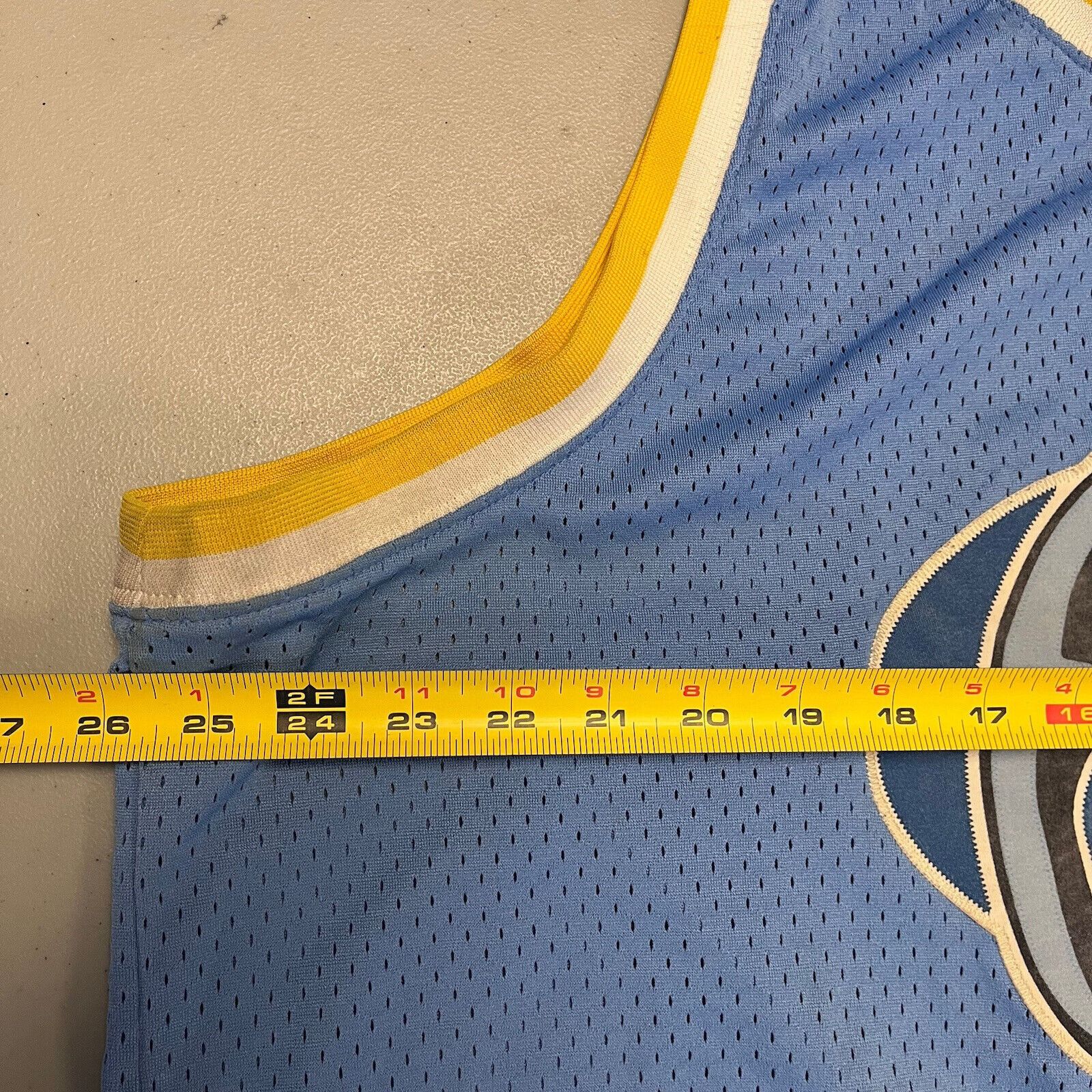 NBA Vintage Denver Nuggets Jersey Carmelo Anthony Mens 2XL+2 Size US XXL / EU 58 / 5 - 4 Thumbnail