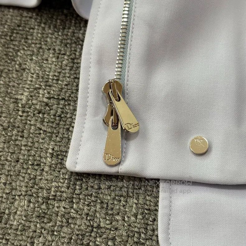 Dior Dior Medal scales, hooded zipper, jacket Size XXS / US 00 / IT 34 - 6 Thumbnail