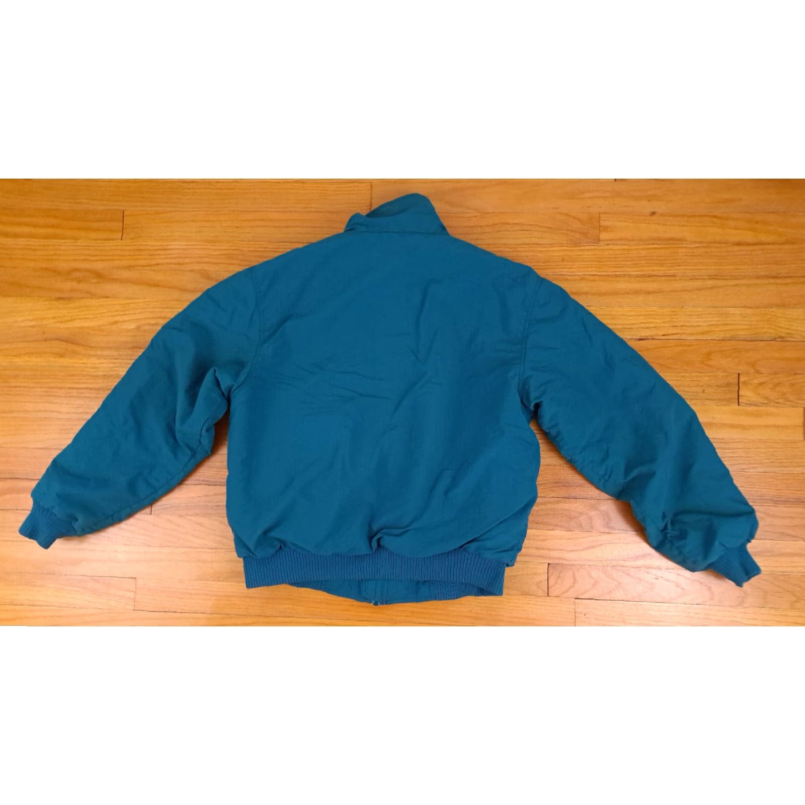 Eddie Bauer VINTAGE Eddie Bauer WeatherEdge Jacket Mens L green teal Nylon Softshell Insulated Zip Bomber United States Made Size US L / EU 52-54 / 3 - 6 Thumbnail