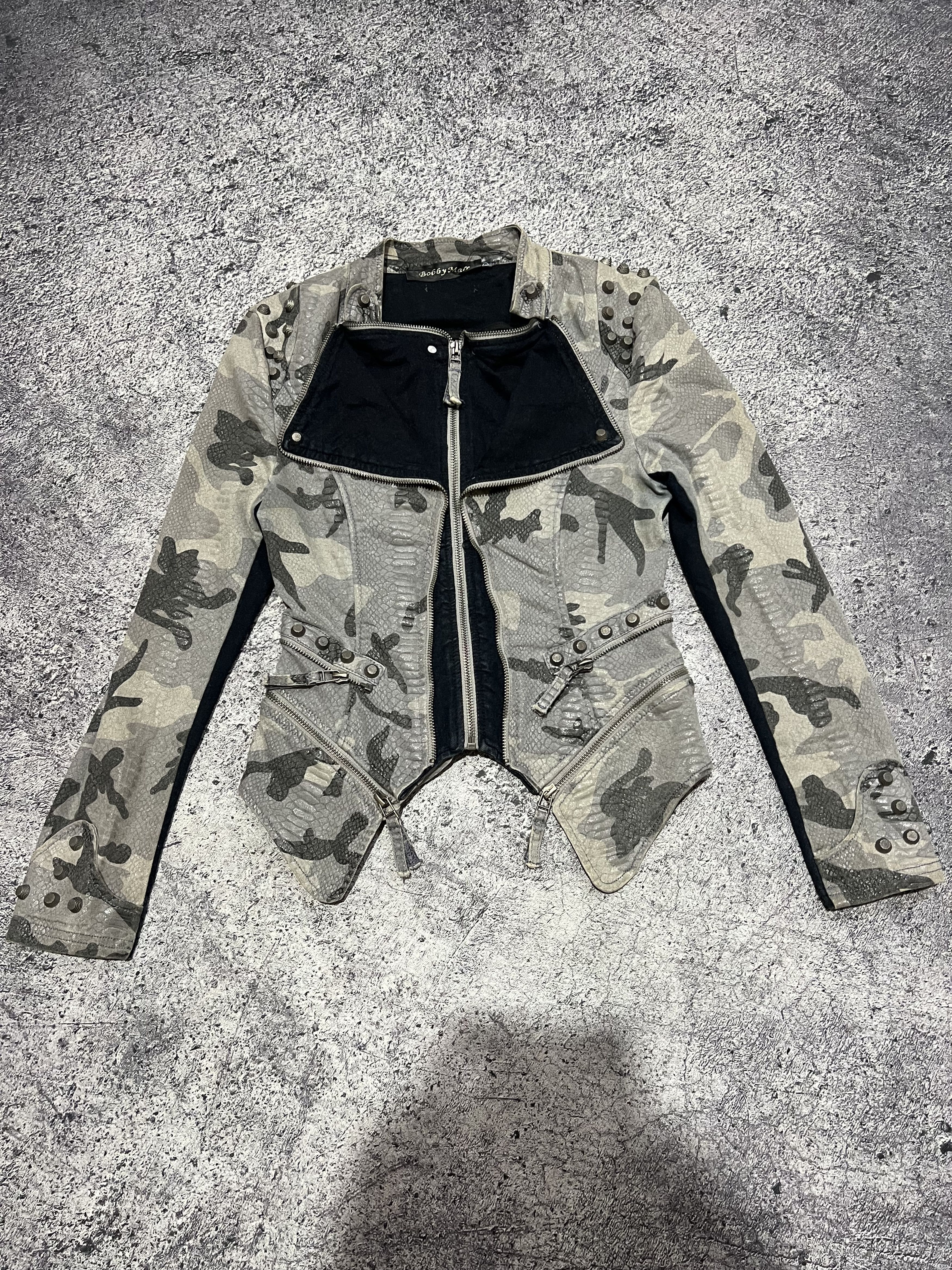Japanese Brand 2000s Japanese Ifsixwasnine Hybrid Snake Phyton Perfecto y2k Size US S / EU 44-46 / 1 - 1 Thumbnail