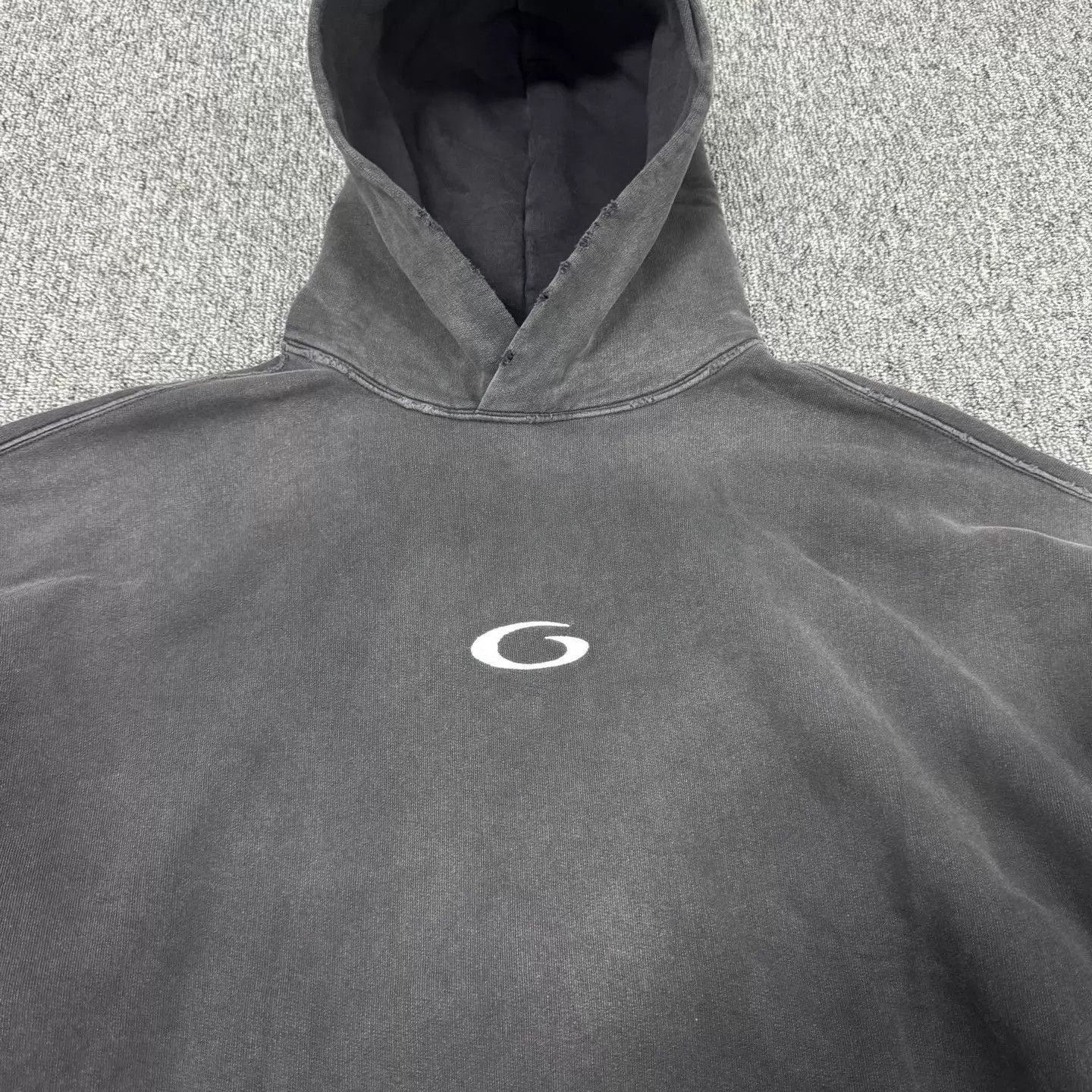 Balenciaga Black Oversized Hoodie with Logo and Side Graphics Size US M / EU 48-50 / 2 - 5 Thumbnail