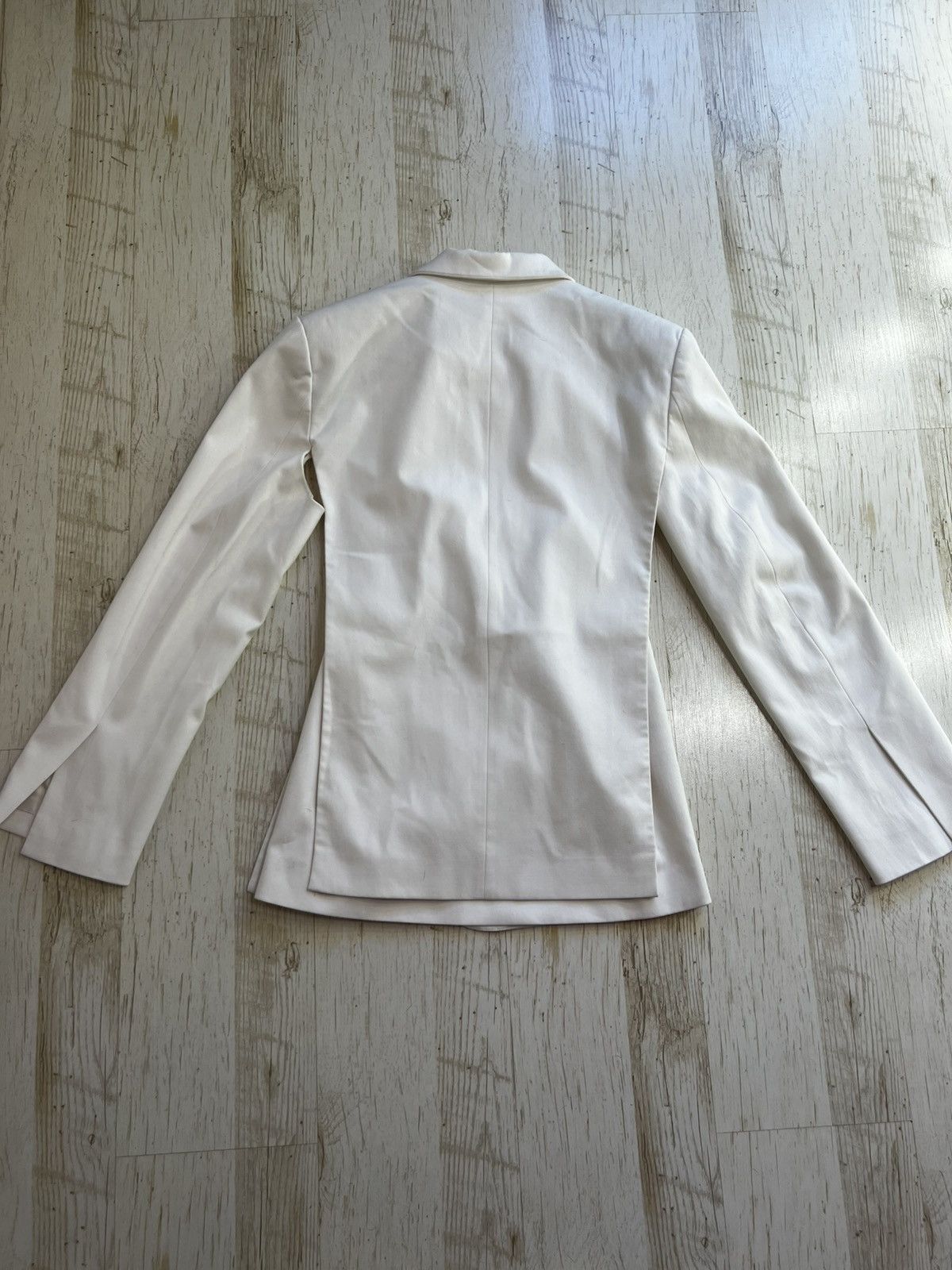 Bevza BEVZA Crossed Asymmetric Jacket White Size S Size S / US 4 / IT 40 - 10 Thumbnail
