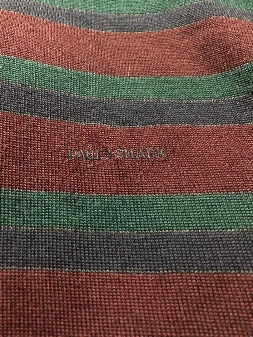 Paul & Shark Vintage Paul & Shark Wool Sweater Made in Italy Striped Size US L / EU 52-54 / 3 - 4 Thumbnail