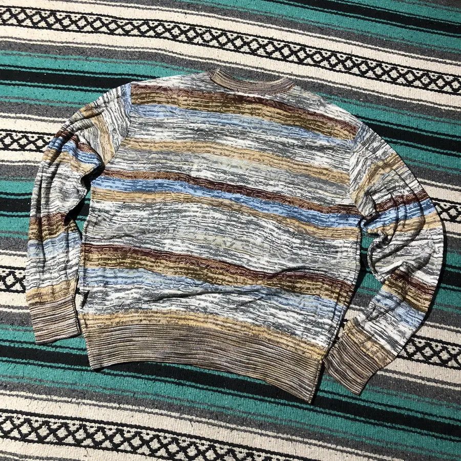 Missoni 🥬 Missoni Coloured Cable Knit Sweater Size US M / EU 48-50 / 2 - 3 Thumbnail