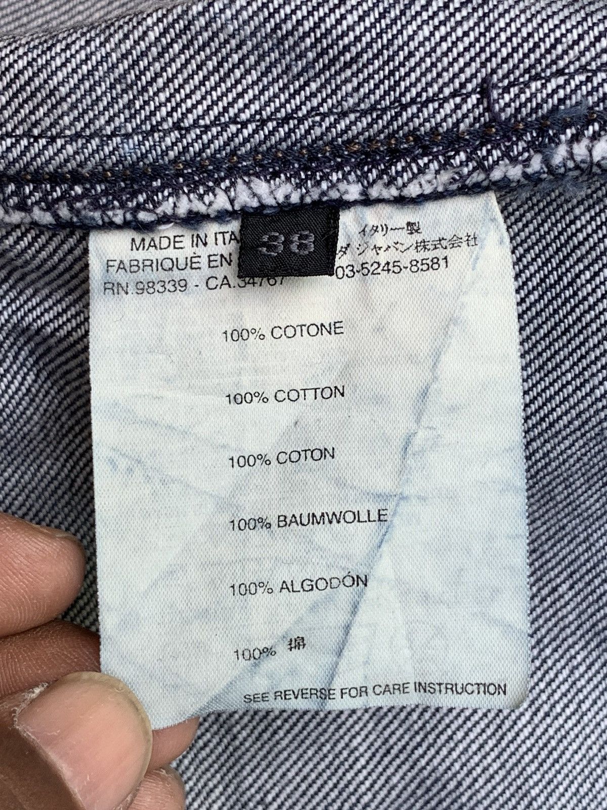 Prada Prada Snap Buttons Blue Jeans (RN 98339-CA 34767) Size 27" / US 4 / IT 40 - 21 Thumbnail