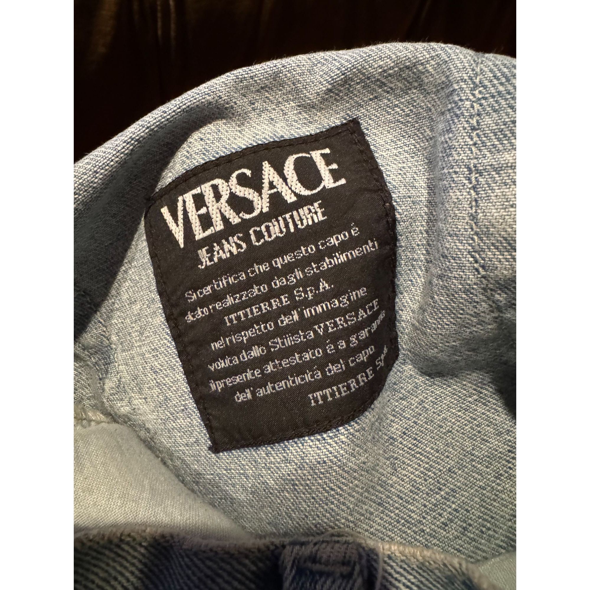 Versace Men's Size 40 Versace Blue Jeans Couture Shorts Size US 40 / EU 56 - 4 Thumbnail