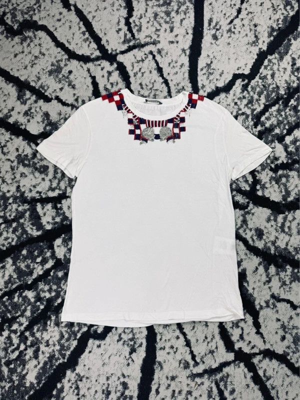 Alexander McQueen Alexander McQueen T-shirt white logo 40 L Size US L / EU 52-54 / 3 - 1 Thumbnail