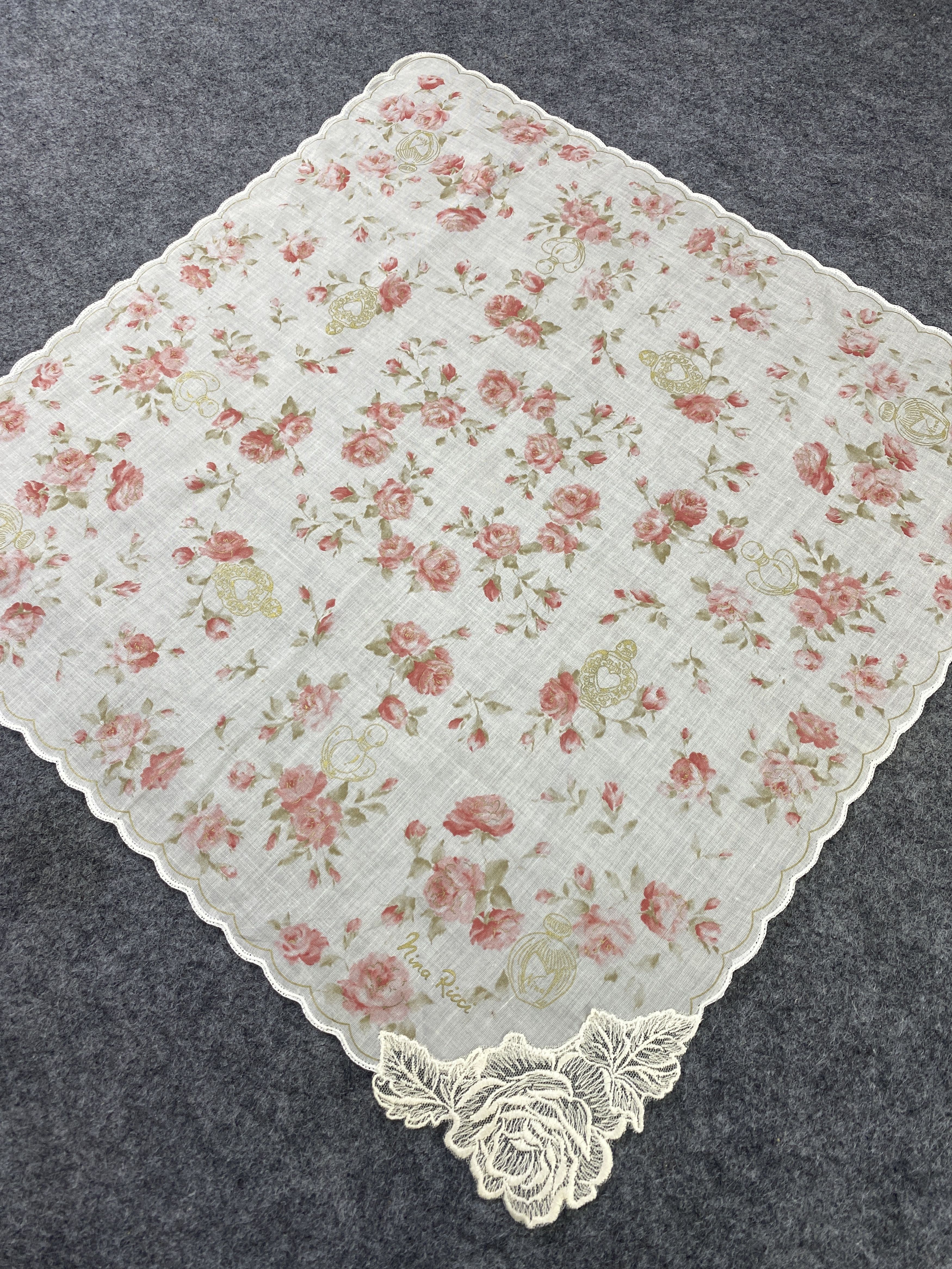 Nina Ricci Nina Ricci Handkerchief / Bandana / Neckerchief-B105 Size ONE SIZE - 4 Thumbnail