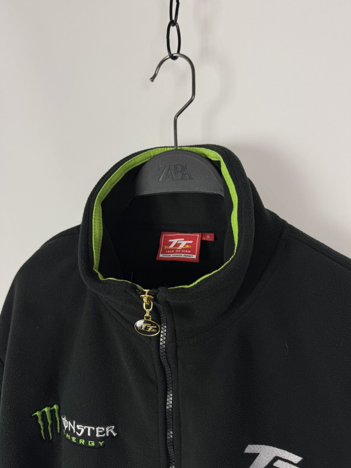 Vintage Monster Energy TT Isle Of Man Fleece Jacket Size US S / EU 44-46 / 1 - 6 Thumbnail