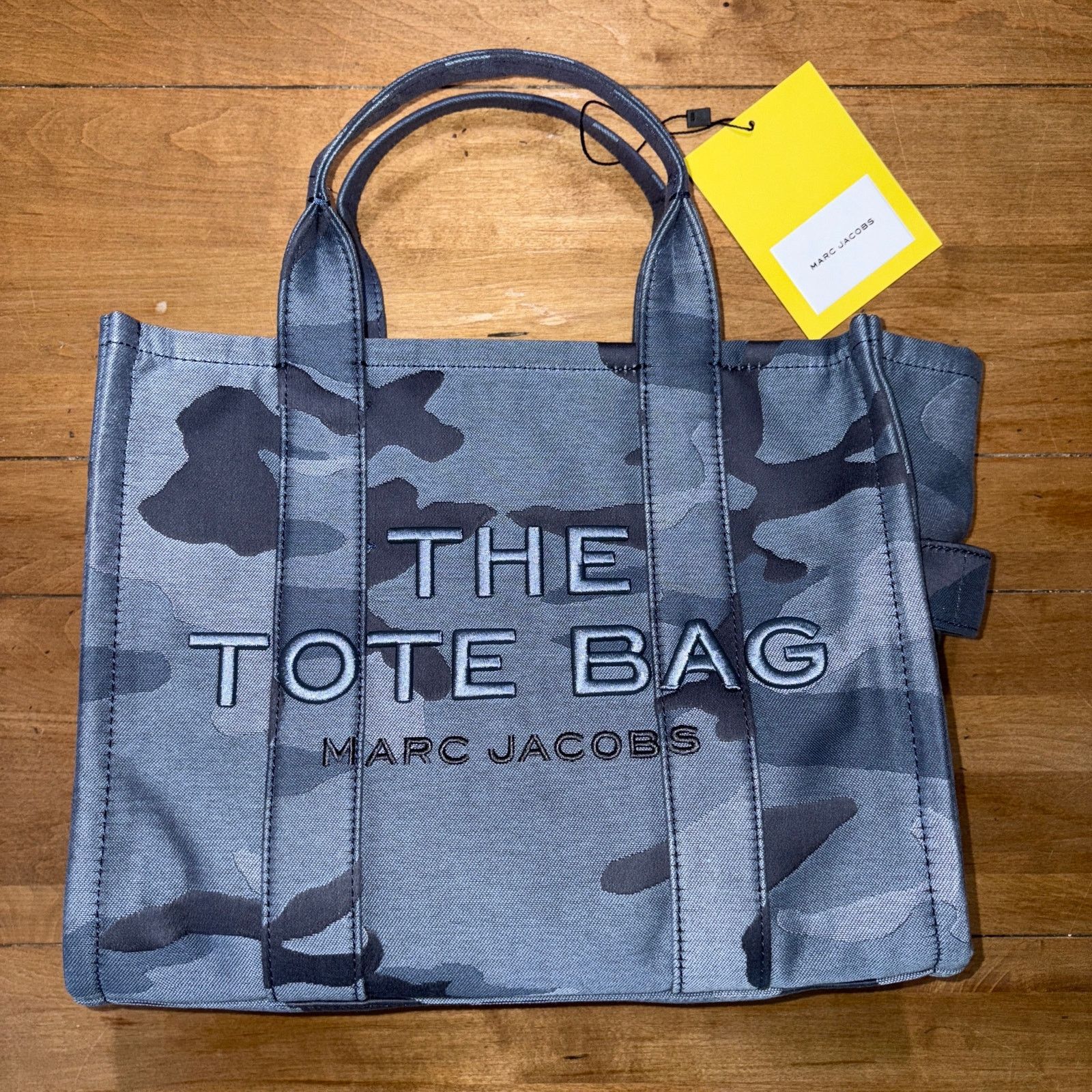 Marc Jacobs NWT Marc Jacobs The Camo Jacquard Medium Tote Bag BLue NEW Size ONE SIZE - 1 Thumbnail