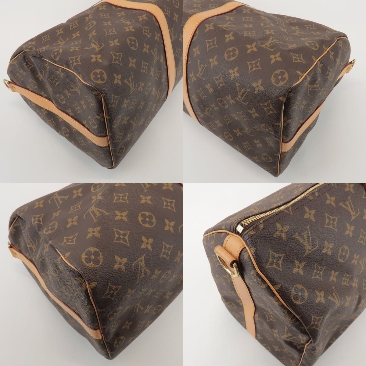Louis Vuitton Louis Vuitton Monogram Keepall Bandouliere 50 Duffle Bag Size ONE SIZE - 5 Thumbnail