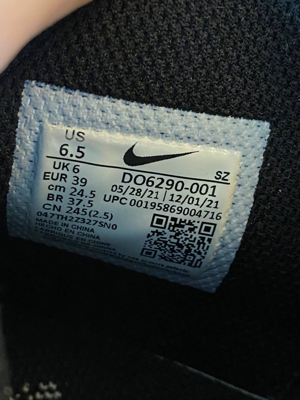 Nike × Off-White Nike x Off-White Air Force 1 Low Black DO6290-001 Size US 6.5 / EU 39-40 - 12 Thumbnail