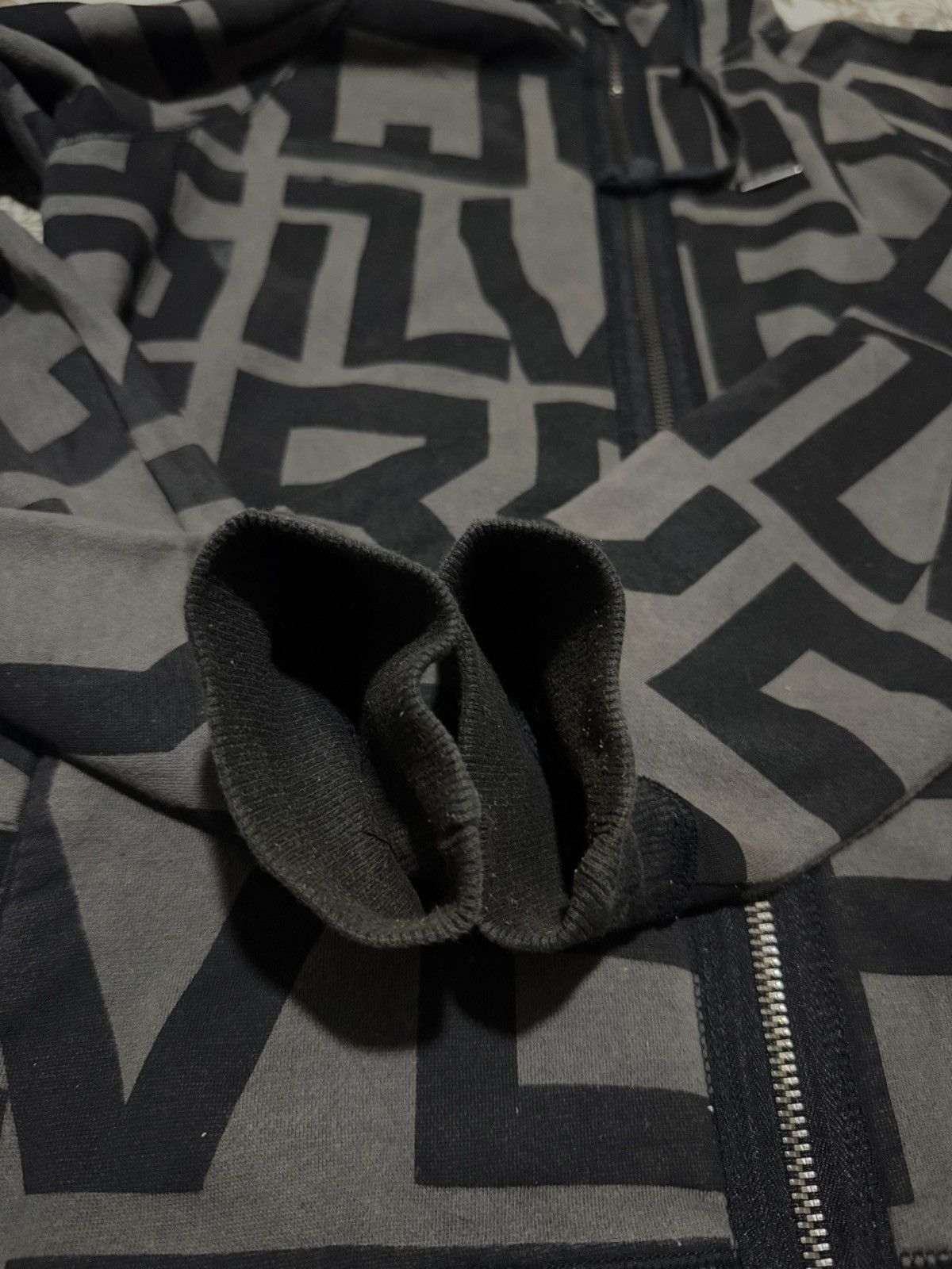 Quiksilver × Vintage Y2K Quicksilver SkysDaLimit All Over Printed Hoodie Size US L / EU 52-54 / 3 - 4 Thumbnail