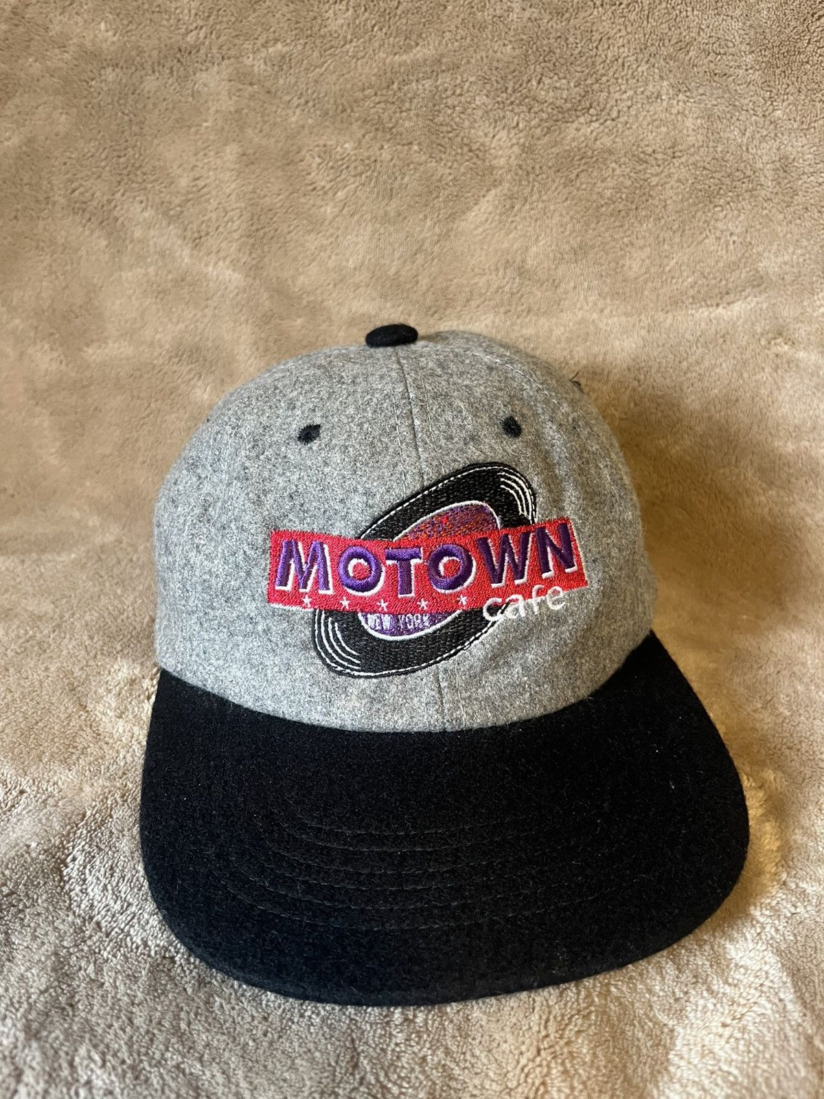 Other Vintage Rare Motown Cafe New York Sample Wool SnapBack Hat Size ONE SIZE - 3 Thumbnail
