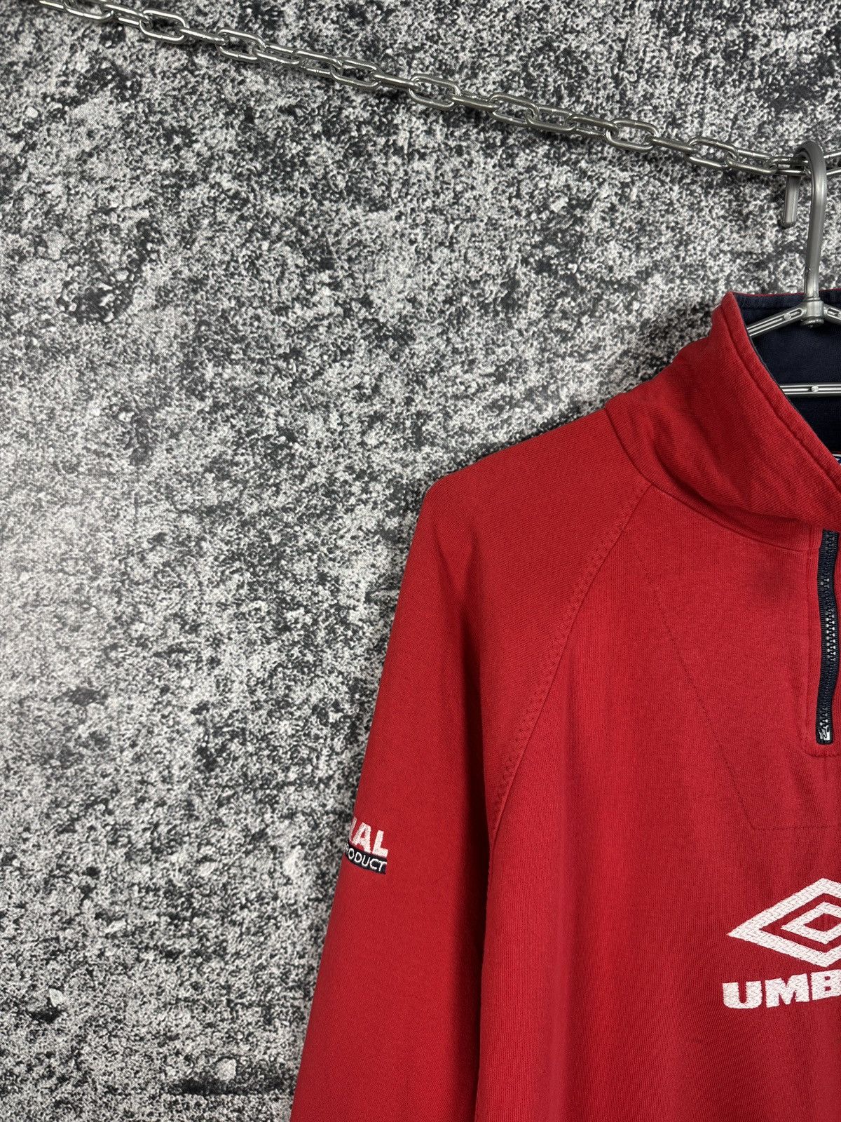 Vintage 90s Umbro Pro Training 1/4 Zip Sweatshirt Size XL