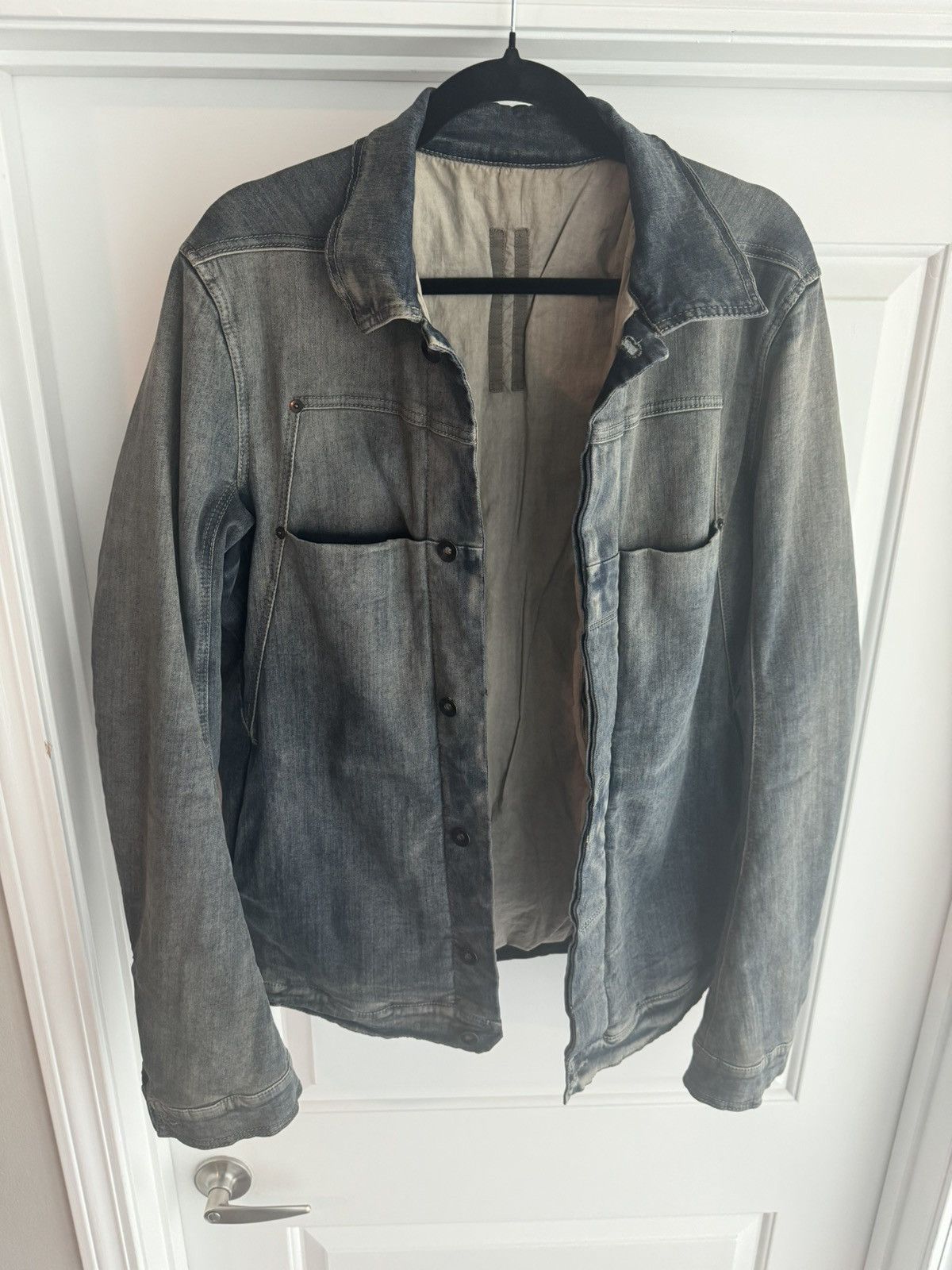 Rick Owens × Rick Owens Drkshdw Rick Owens Drkshdw Denim Jacket Size US XL / EU 56 / 4 - 6 Thumbnail