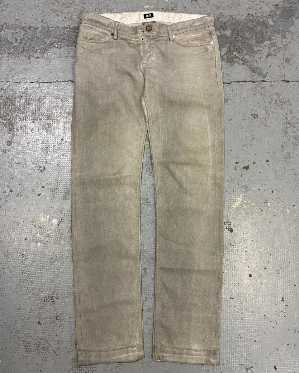 Dolce & Gabbana 2000s Dolce & Gabbana Grey Faded Denim Jeans Size US 32 / EU 48 - 4 Thumbnail