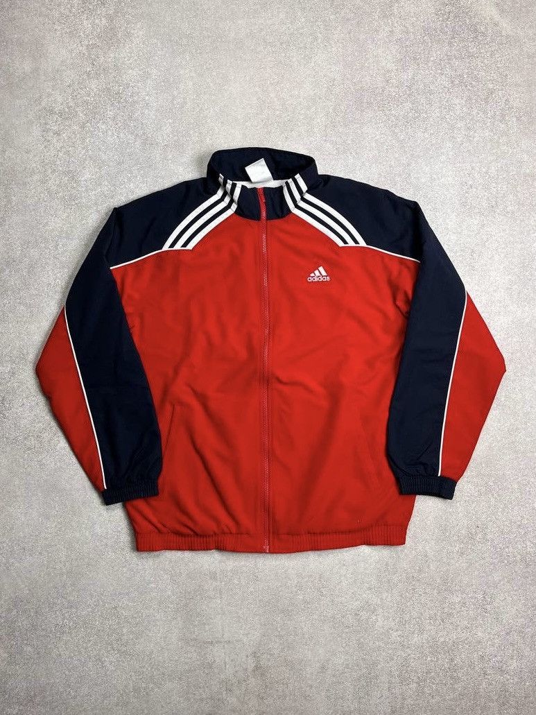 Adidas VINTAGE ADIDAS BOXY NYLON TRACKJACKET Y2K M Size US M / EU 48-50 / 2 - 4 Thumbnail