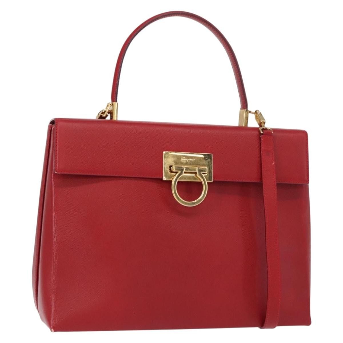 Salvatore Ferragamo Salvatore Ferragamo Gancini handbag Leather Size ONE SIZE - 1 Thumbnail