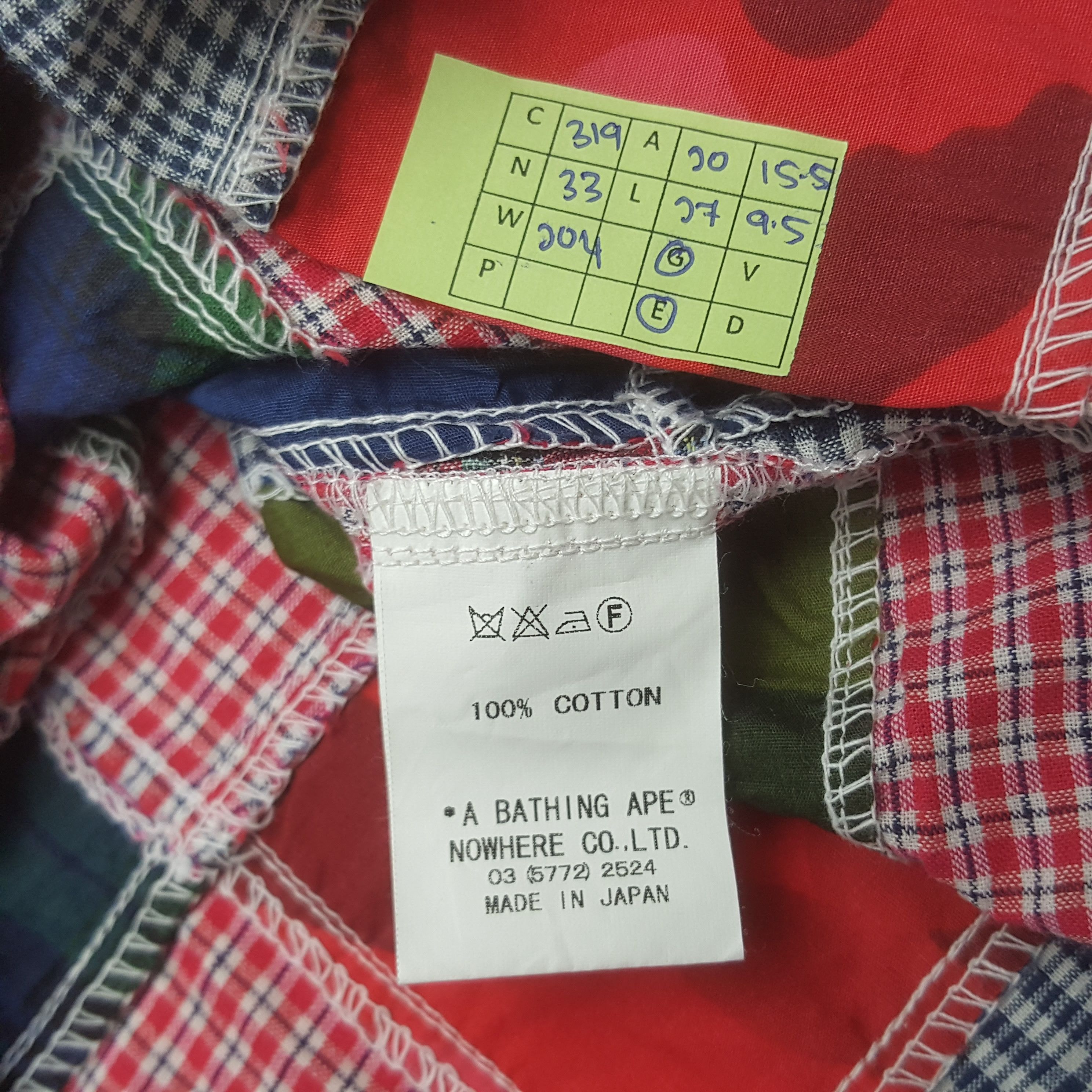 Bape Vintage A Bathing Ape Rare Shirt Button Up C319N23 Size US M / EU 48-50 / 2 - 5 Thumbnail