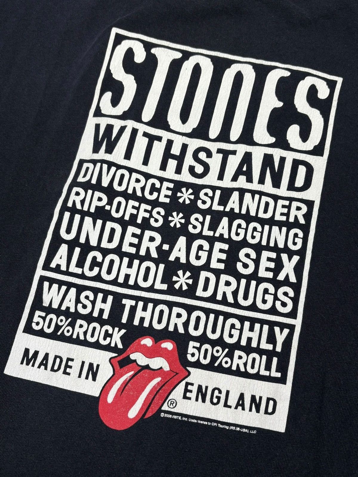 Band Tees Vintage 2006 The Rolling Stones Band Tour T-shirt Size US XL / EU 56 / 4 - 6 Thumbnail