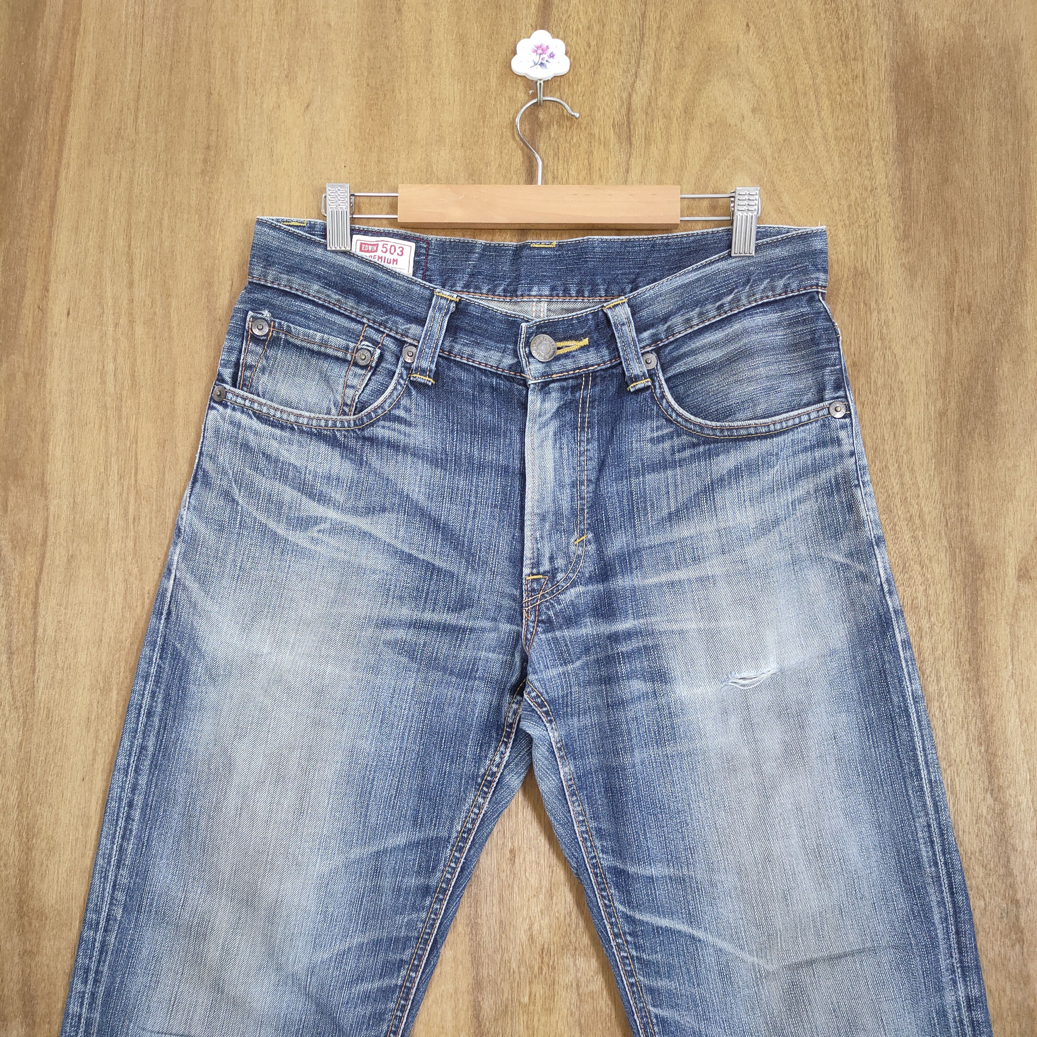 Japanese Brand VINTAGE JAPANESE DISTRESSED JEANS DENIM PANTS Size US 32 / EU 48 - 2 Thumbnail