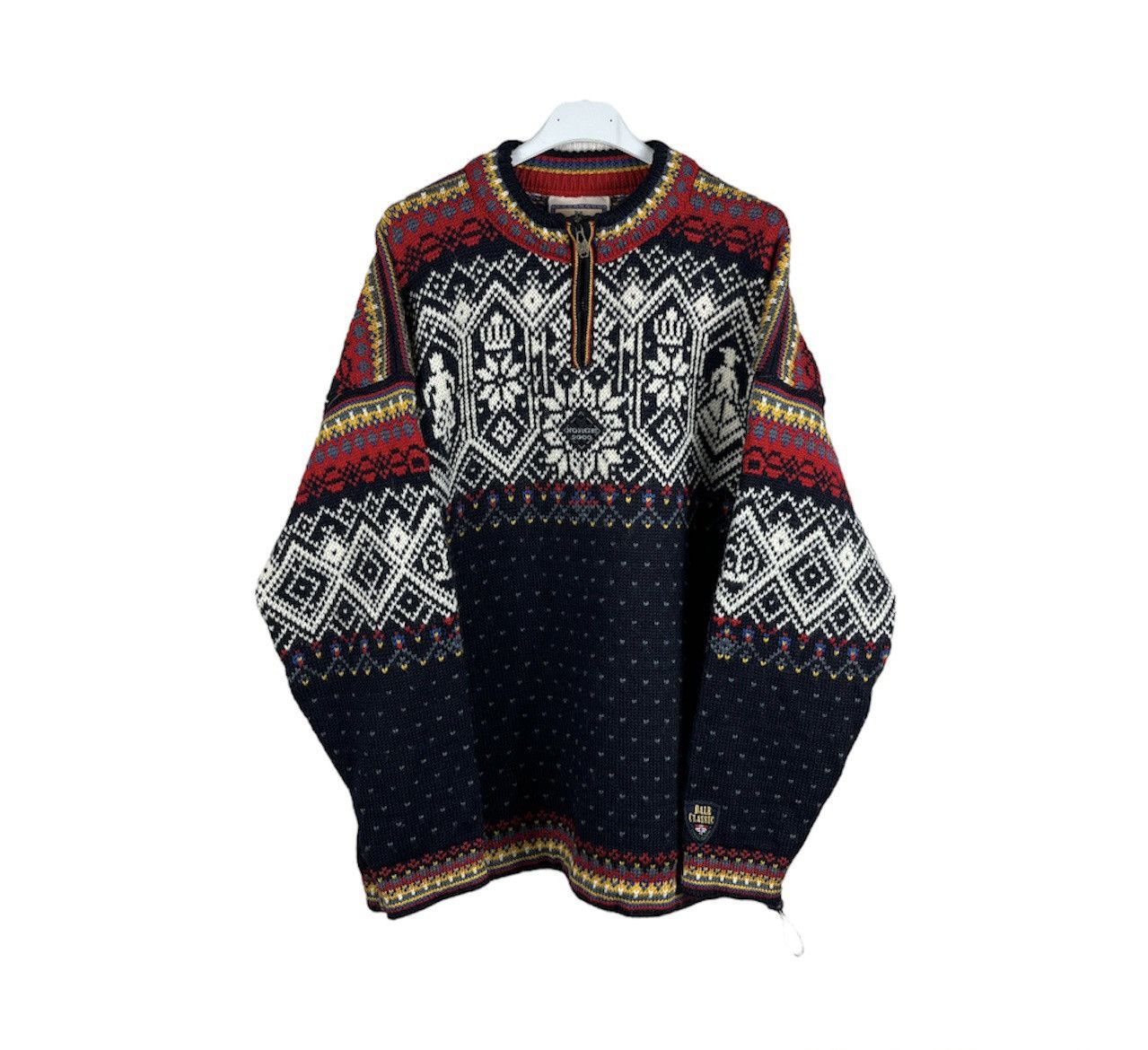 Dale Of Norway × Vintage Vintage Dale of Norway wool heavy patterned zip sweater knit Size US L / EU 52-54 / 3 - 1 Thumbnail