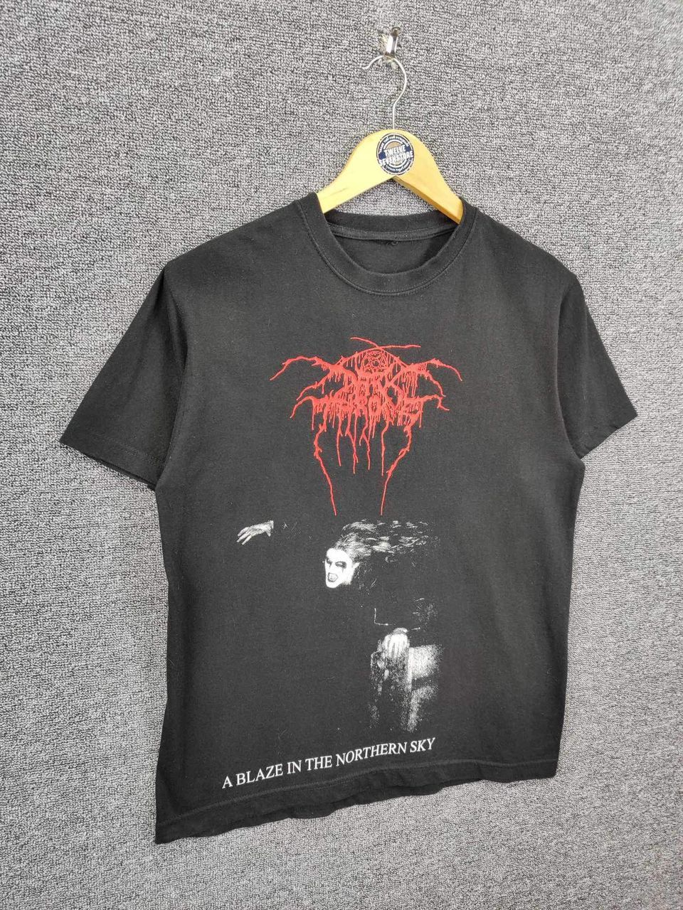 Band Tees Darkthrone Blaze In The Northen Sky Black Metal Tee Tshirt Size US S / EU 44-46 / 1 - 5 Thumbnail