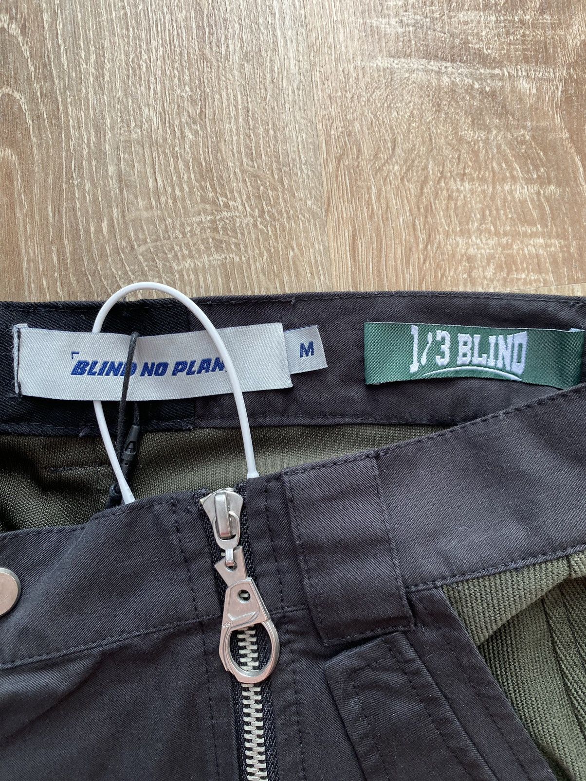 Japanese Brand Blind/No Plan Multi Zipper Spliced Workpants Size US 42 / EU 58 - 3 Thumbnail
