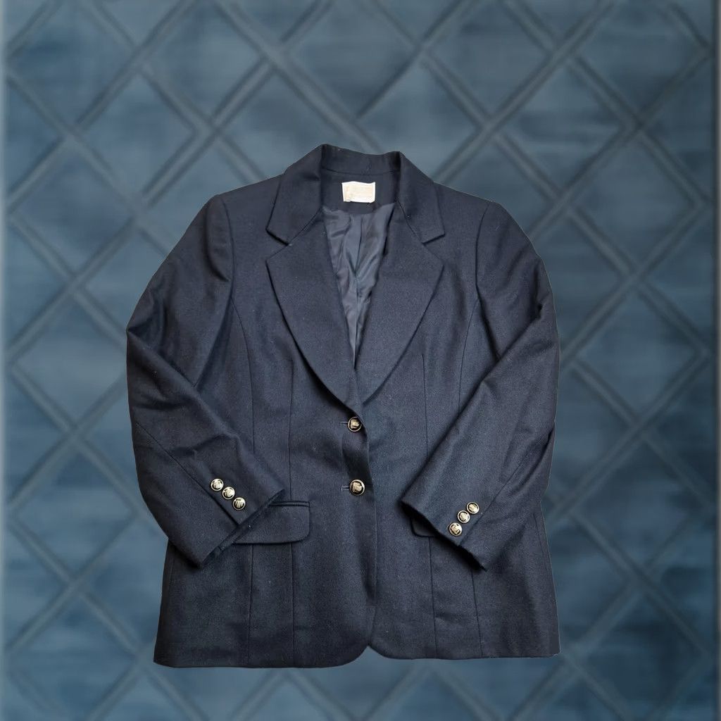Pendleton VINTAGE Pendleton Blazer Womens 38 Black Wool Single-Breasted Lined 90s Jacket Blazer Womens Black Wool Size XS / US 0-2 / IT 36-38 - 1 Thumbnail