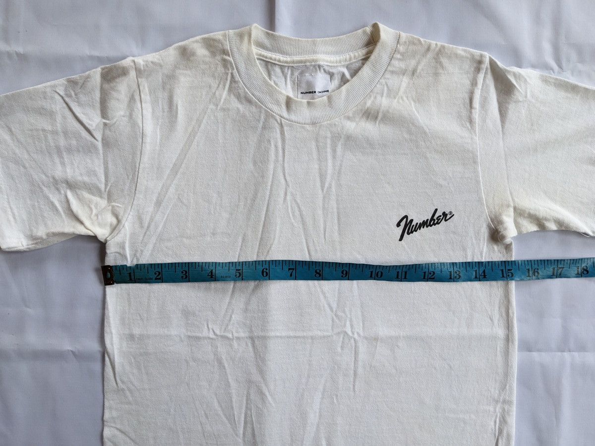 Number (N)ine Vintage 90s Number (N)ine number plain tee Size US XXS / EU 40 - 4 Thumbnail