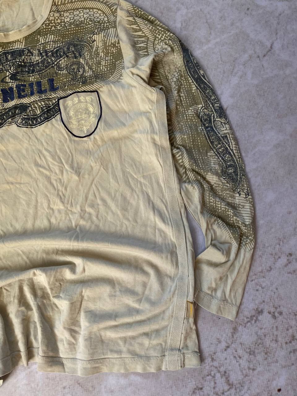 O'Neill × Vintage Vintage O’Neill Y2K Distressed Long Sleeve Shirt Size US XL / EU 56 / 4 - 3 Thumbnail