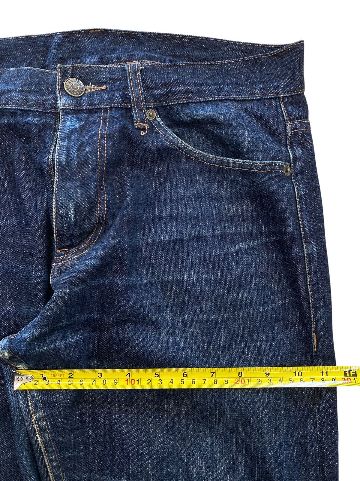 Armani Exchange Armani Exchange Blue Wash Style Straight Leg Jeans Size US 34 / EU 50 - 7 Thumbnail