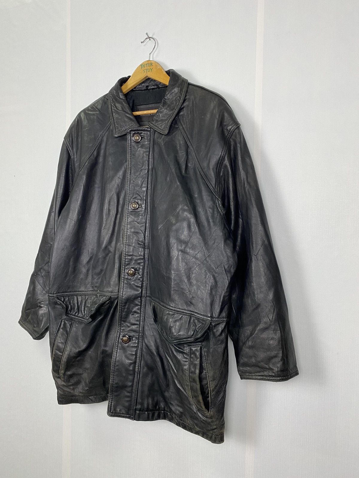Leather D’Homme A Homme Leather Jacket Size US L / EU 52-54 / 3 - 3 Thumbnail