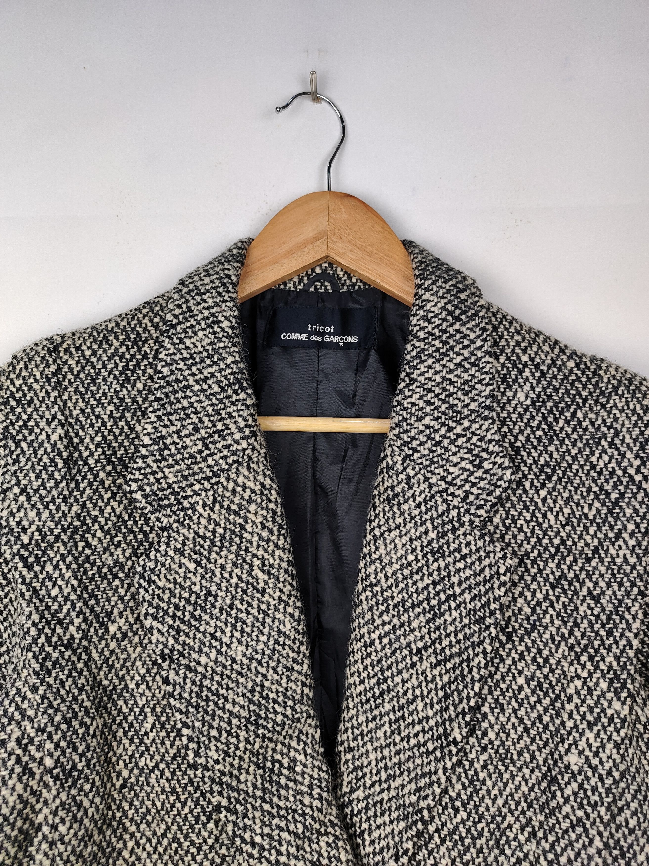 Comme des Garcons × Vintage Tricot Comme des Garçons AD1990 Double Breast Jacket Size US M / EU 48-50 / 2 - 3 Thumbnail