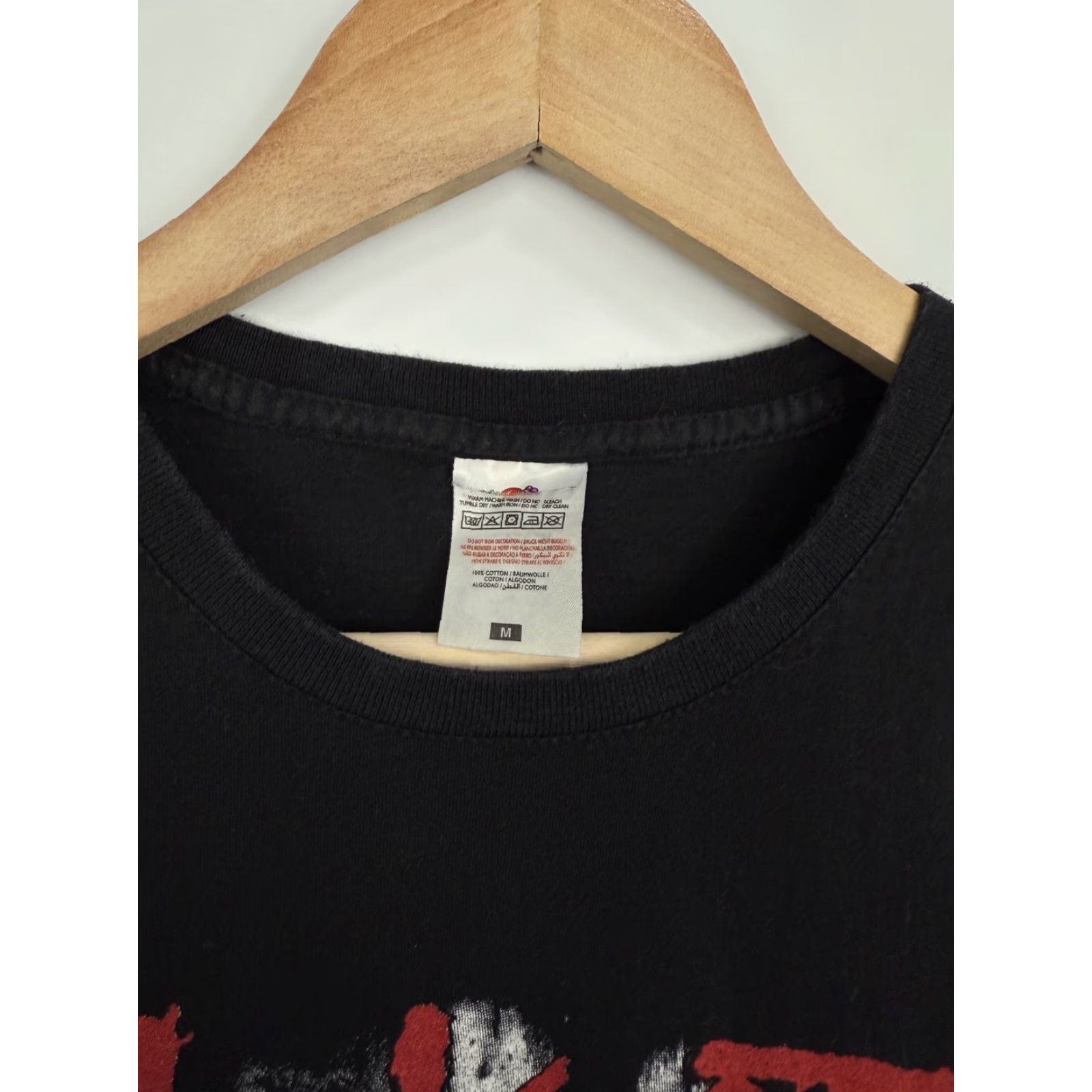 Fruit Of The Loom VINTAGE Slipknot Korn Prepare For Hell Tour 2015 T-Shirt M Black Mens Shirt Size US M / EU 48-50 / 2 - 6 Thumbnail